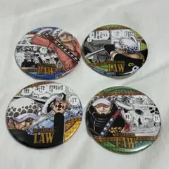 ワンピース　コレクション缶バッジ　トラファルガー・ロー 4点セット