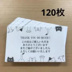 サンキューカード　130枚　No.29 猫柄