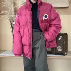 【重アウター‼︎】リーボック NSL ダウンジャケット 刺繍ロゴ 古着 90s