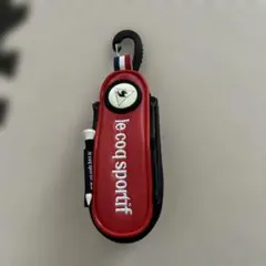 ゴルフ ボールポーチ 赤