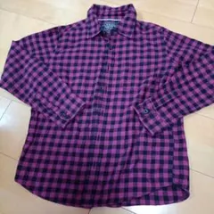 ユニクロ　チェックシャツ　ネルシャツ　150cm　フランネルシャツ