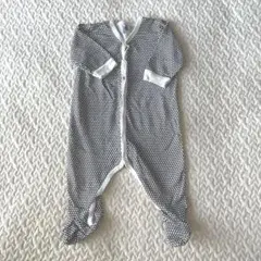 【petit bateau】プチバトー 冬用ロンパース 6M