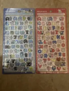 正規品　ボンボンドロップシール　サンリオ文字　ハローキティ　はぴだんぶい