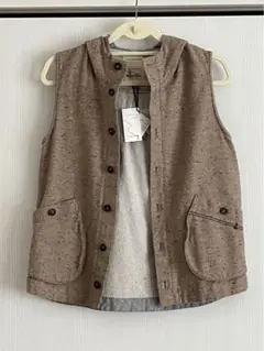 NORTHERN TRUCK フード付きベスト ブラウン M