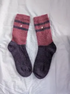 コンバース　靴下（パープル）