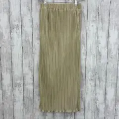 【 LOWRYS FARM 】プリーツ メロー タイトスカート アイボリー F