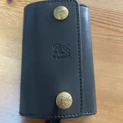 IL BISONTE レザーキーケース ブラック