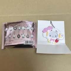 フォトバッジ付きマスコット　サンリオ　いちご新聞　こぎみゅん