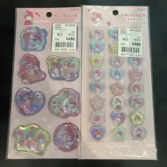 マイメロディ ウォーターシール おはじきふうシール 2枚セット