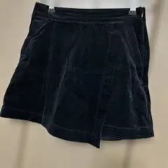 ユニクロ　UNIQLO ブラック コーデュロイ ショートパンツ