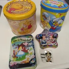 ディズニーリゾートお菓子缶　ミッキーマウスチャーム