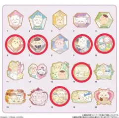 ちいかわ グミステッカー 赤丸6点セット