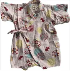 甚平 浴衣　70サイズ　 ピンク