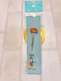 東京ディズニーリゾート　ドナルド　ストラップ　レトロ