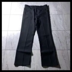00s〜 Wrangler ランチャー フレアパンツ ドレスジーンズ 黒 W33