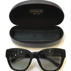 COACH サングラス ブラック ケース付き　I.2672のサムネイル