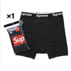 supreme ボクサーパンツ ブラック Mサイズ 1枚のサムネイル