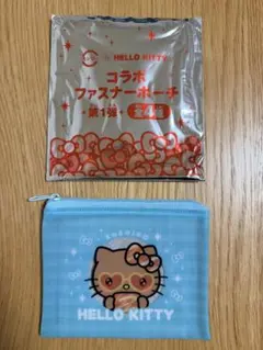 【激安SALE】スシロー　ハローキティ　コラボ　ファスナーポーチ