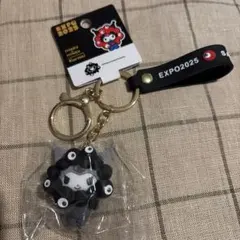 ミャクミャク　サンリオ　立体マスコット　黒キーホルダー　クロミ