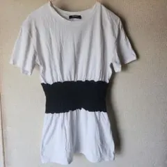 ZARA TRAFALUC ウエストギャザーTシャツ S