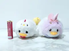 ディズニーツムツム　ぬいぐるみ　ドナルド　デイジー　イースター　酉年