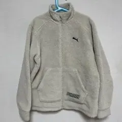 PUMA フリースジャケット ベージュ