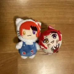 すとぷり 莉犬くん サンリオコラボ ぬいぐるみキーホルダー もちころりん