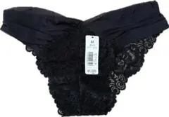 【新品未使用】aimerfeel チュール 総レース ショーツ M 黒