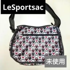 【新品未使用】LeSportsac ショルダーバッグ ハート グレー