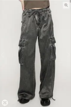 SLY WASHED SATIN CARGO ウォッシュドサテンカーゴパンツ1 - メルカリ