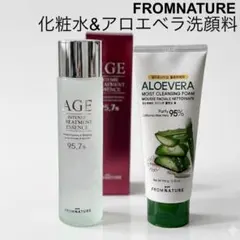 フロムネイチャー 化粧水150ml アロエベラクレンジングフォーム 洗顔料 保湿