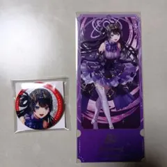 にじさんじ 8th Anniversary 缶バッジとチケット風カード月ノ美兎