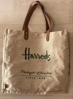 【難あり】ハロッズ Harrods トートバッグ