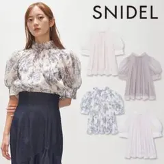 snidel シースルードットブラウス SNIDEL - スナイデル シースルードットブラウスの通販 by mm