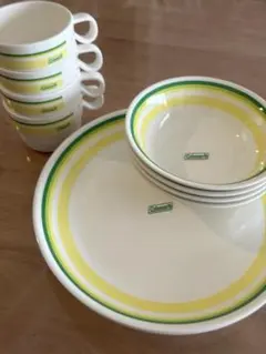 Coleman アウトドア 食器セット プレート ボウル カップ