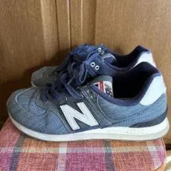 New Balance 574デニムスニーカー