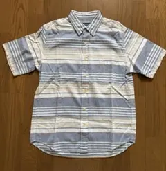 McGREGOR 半袖　シャツ　ボーダー　水色　白