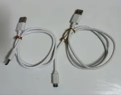 USBケーブル　タイプC＆タイプＢ　2本セット