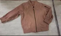 値下げ　ピンク ジャンパー　ブルゾン　ジップアッジャケット 100cm