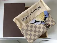 ダミエアズール ジッピーウォレット 限定品 気球