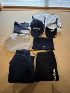 新品未使用　美品　ゴルフウェアセット　M キャロウェイ　adidas