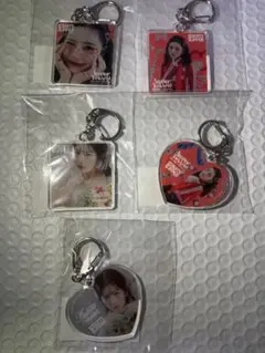 FRUITS ZIPPER 月足天音 アクリルキーホルダー 5種セット