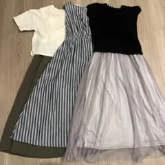 妊婦　授乳服　ワンピース　3枚セット