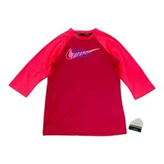 新品　ナイキ　ラッシュガード　150 ピンク　ガールズ