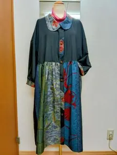 ★600着物リメイク…オーバーブラウス