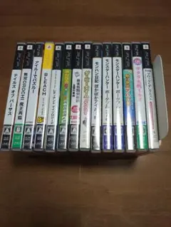PSPソフト１４セット サクラ大戦・モンハン・BLEACH・みんGOLFなど