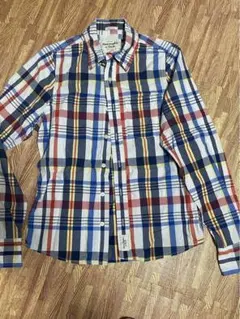 アバクロ　シャツ　チェック　S