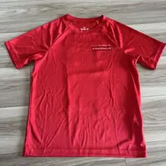 アンダーアーマー　Tシャツ　赤　レッド　130