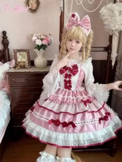 To Alice チョコ×クッキーベアティアードジャンパースカート - メルカリ