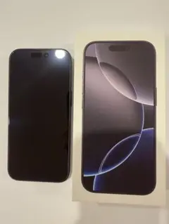 【美品】iPhone 16 Pro ブラックチタニウム 128GB SIMフリー